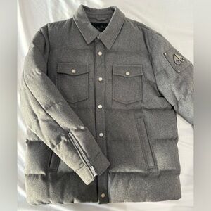 Moose Knuckles Gray wool Westmore Jacket